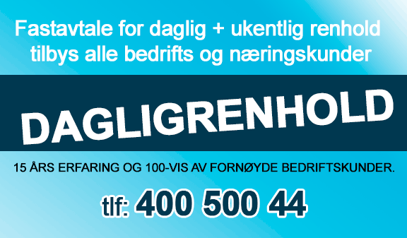 Daglig Renhold For Kontor, Bedrift Og Næringsliv Tilbys Med 100% ...